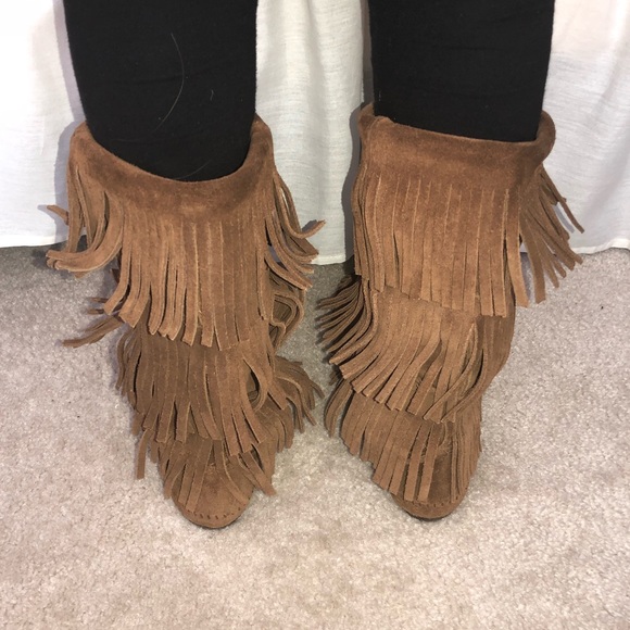 fringe boots🌟🌟🌟 - Picture 4 of 4
